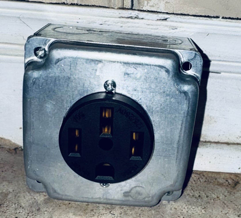 50 ampere range plug wiring and installation