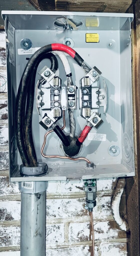 200 ampere meter base replacement