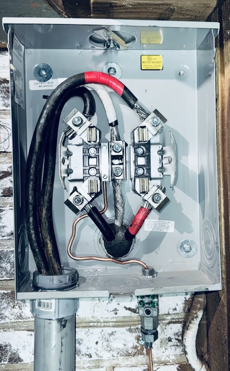 200 ampere meter base replacement